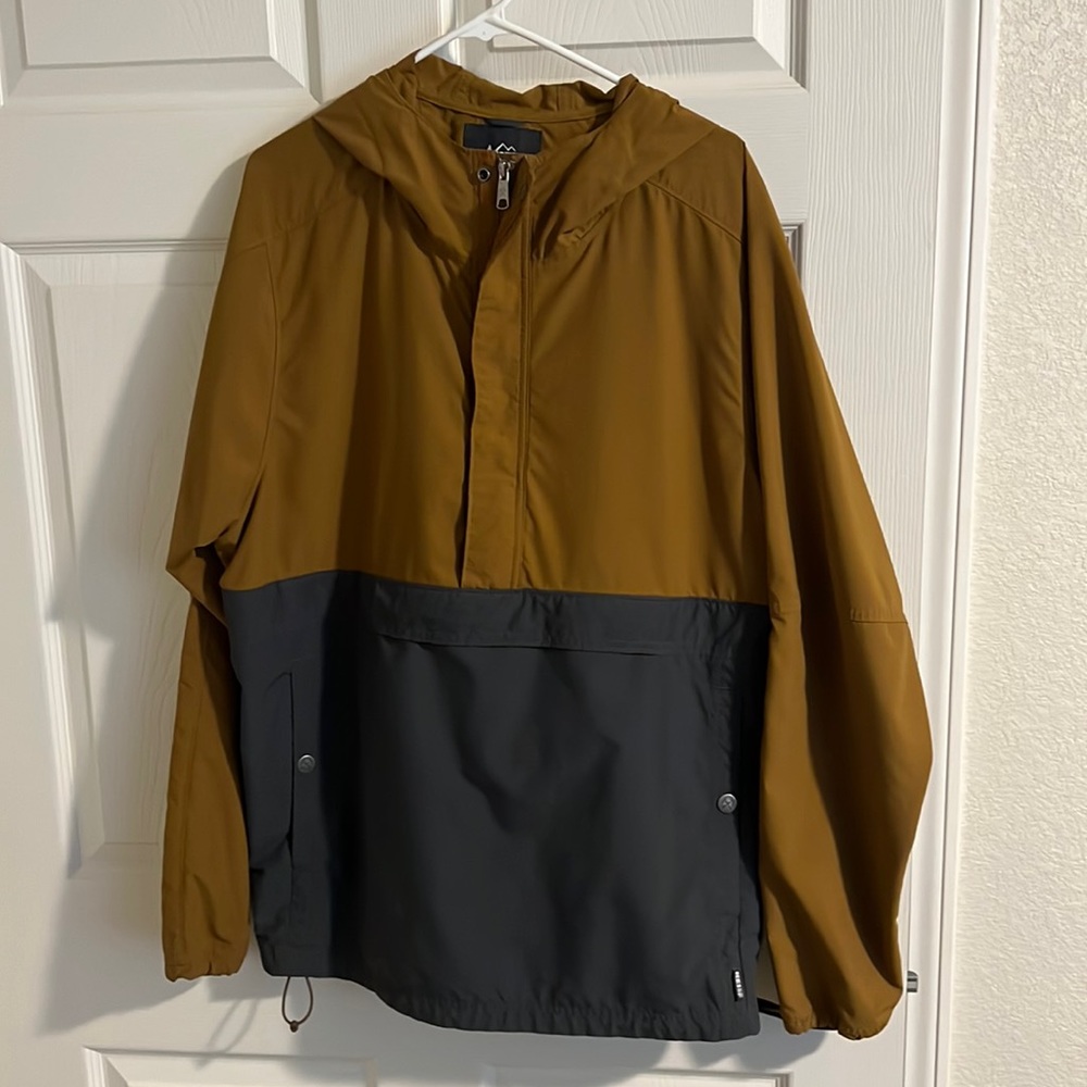 REI half zip rain hoody